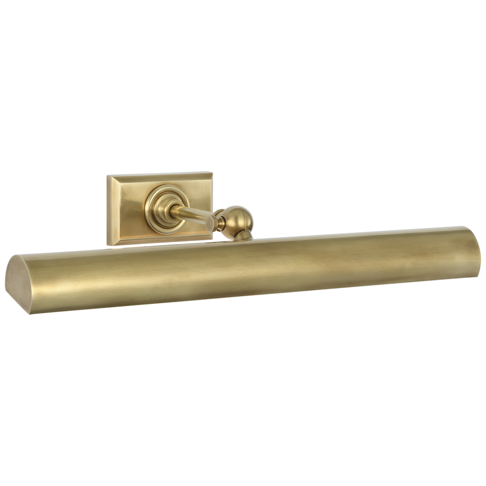 Cabinet Maker 18" Cordless Picture Light in Antique-Burnished Brass