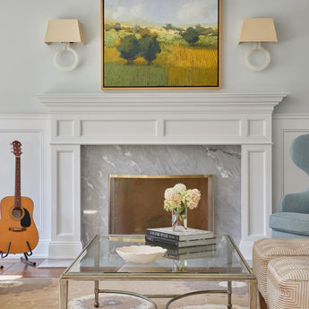 Ring Form Large Wall Sconce, a premium Decorative light by Visual Comfort & Co. Close - up image of its design.