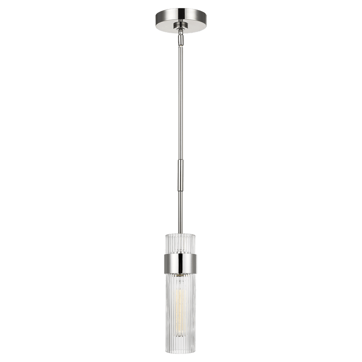 Geneva Medium Pendant, a premium Pendant light by Visual Comfort & Co. Close - up image of its design.