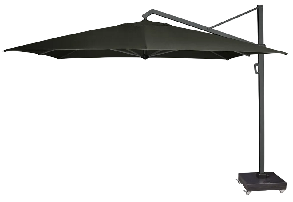 Icon T1 Free-arm Parasol and PLATINUM Base in-ground Concrete