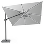 Challenger T2 Glow Free-arm Parasol 300x300 and Base in-ground Concrete