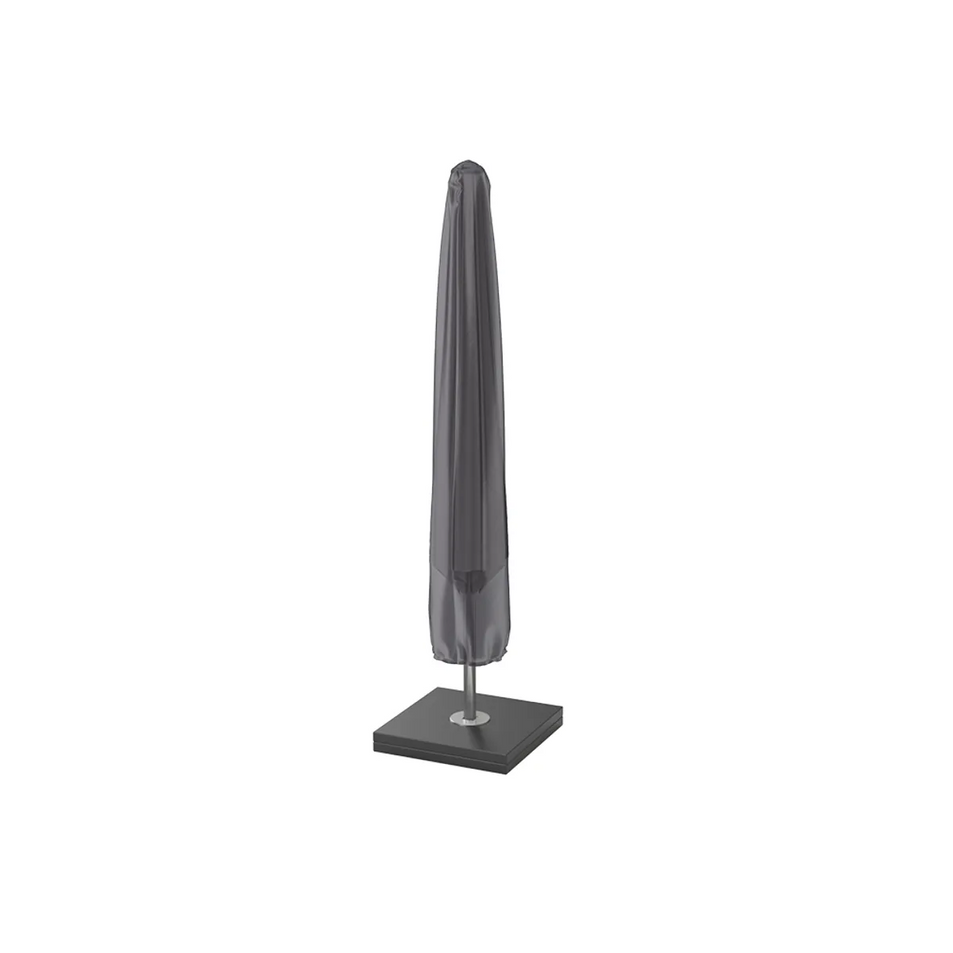 Neo T2 Led Free-arm Parasol and PLATINUM Base in-ground Concrete