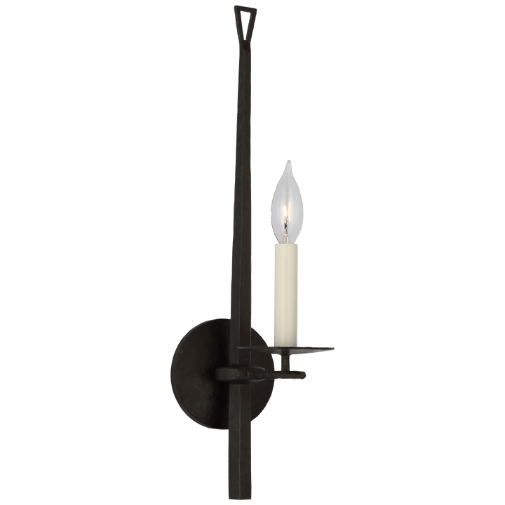Arnav Large Single Sconce, a premium Decorative light by Visual Comfort & Co. Close - up image of its design.