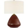 Vesse 28" Table Lamp in Pomegranate with Linen