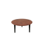 Tavolino da caffè con piano in legno / 43x90cm