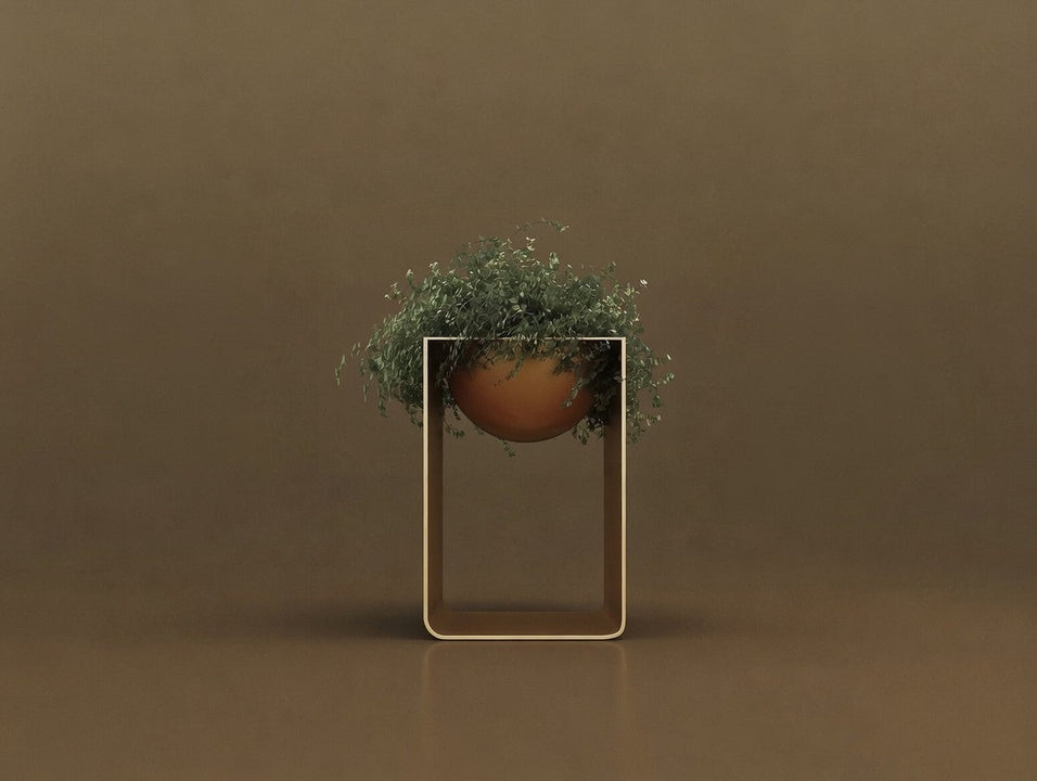 Jungle End Table & Flower Stand