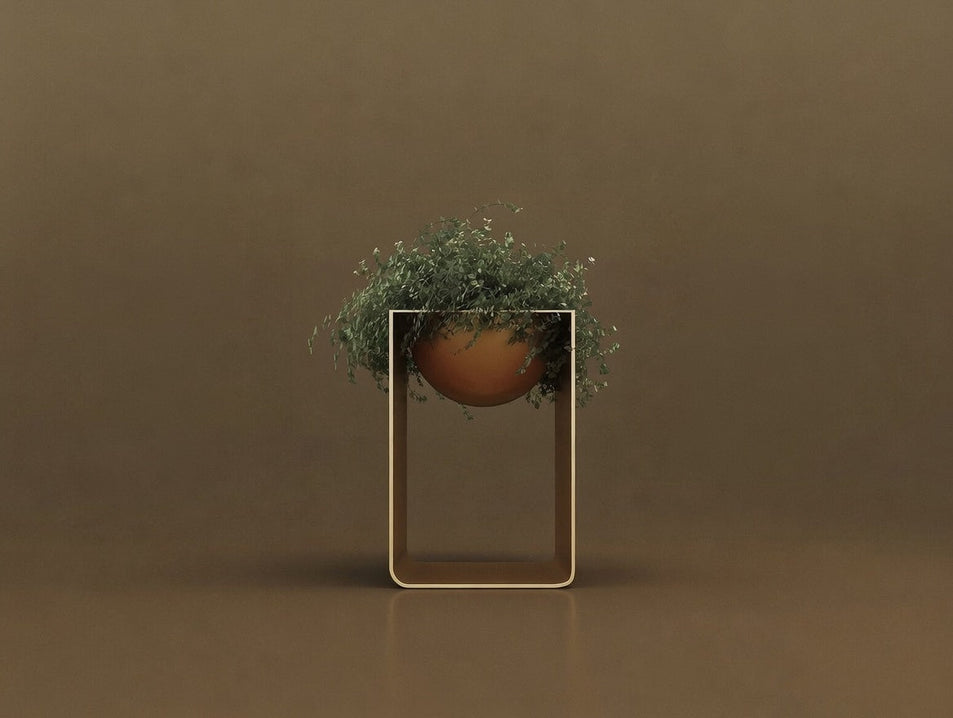 Jungle End Table & Flower Stand