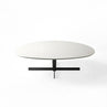 High Coffee Table with Lacquered Top / 40.5x125x80cm