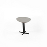 High Lamp Table with Lacquered Top / 54x55x44.5cm