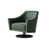 Swiveling Armchair / Fabric