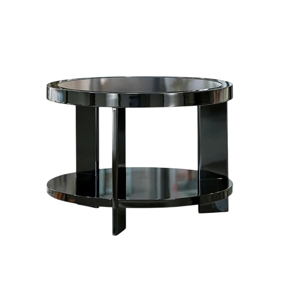 Tavolino da caffè rotondo Black&More