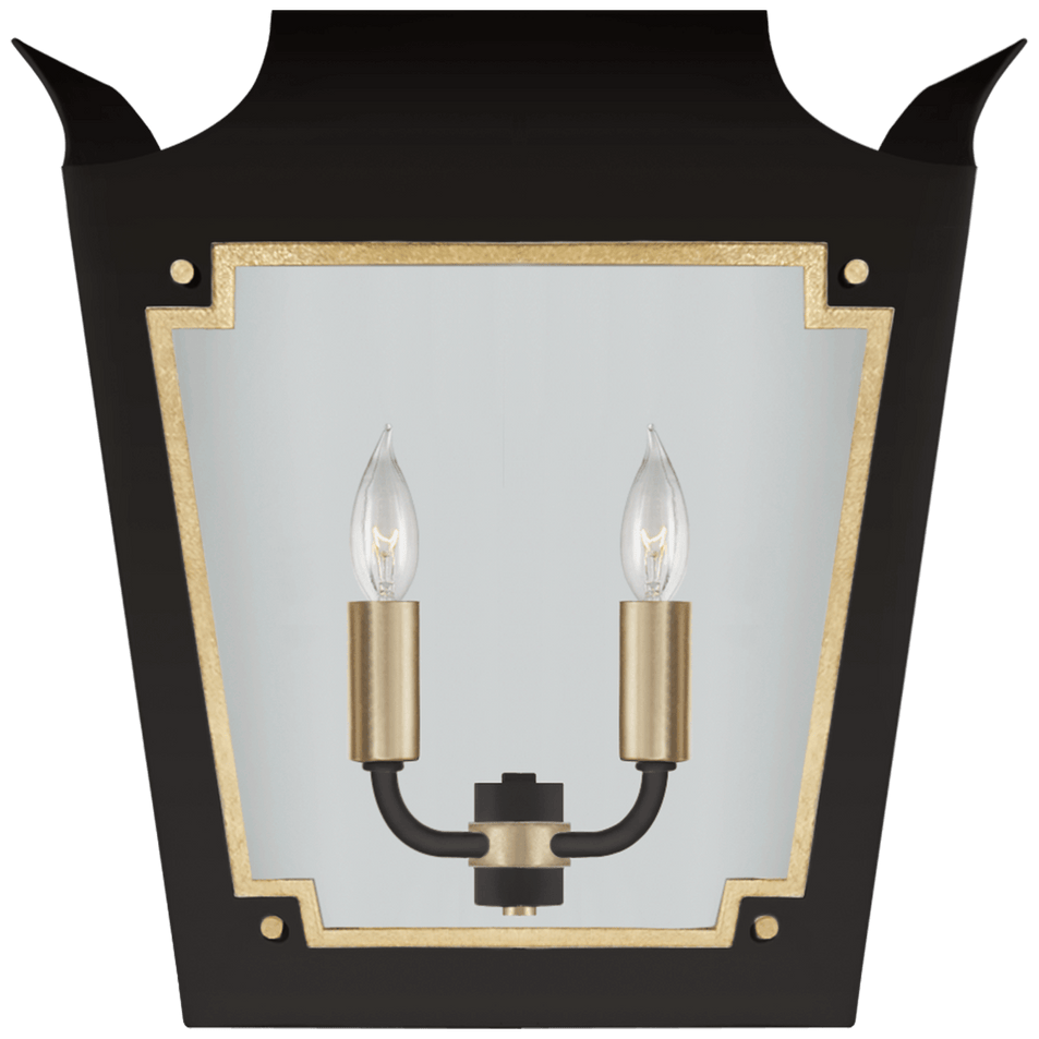 Caddo Lantern Sconce, a premium Decorative light by Visual Comfort & Co. Close - up image of its design.