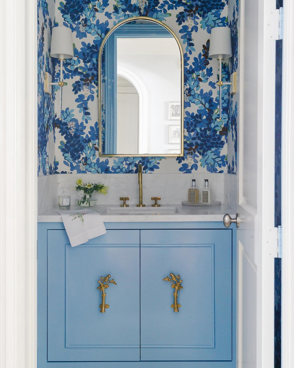 Lucia Medium Tail Sconce, a premium Decorative light by Visual Comfort & Co. Close - up image of its design.