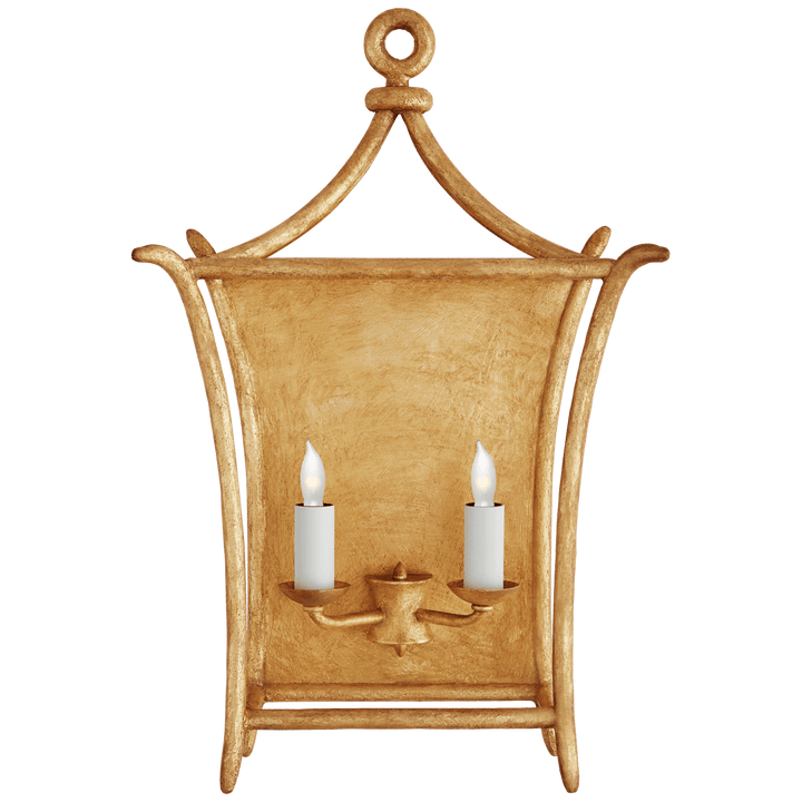 Aria Large Wall Lantern, a premium Decorative light by Visual Comfort & Co. Close - up image of its design.