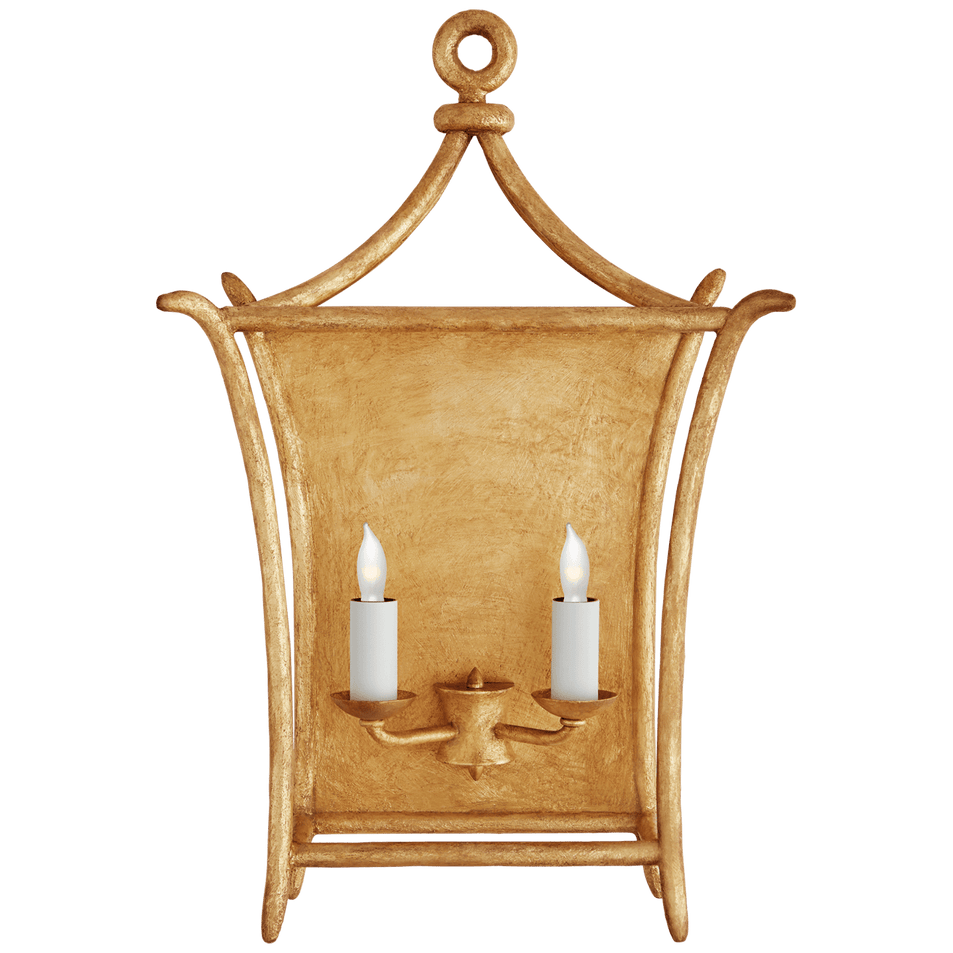 Aria Large Wall Lantern, a premium Decorative light by Visual Comfort & Co. Close - up image of its design.