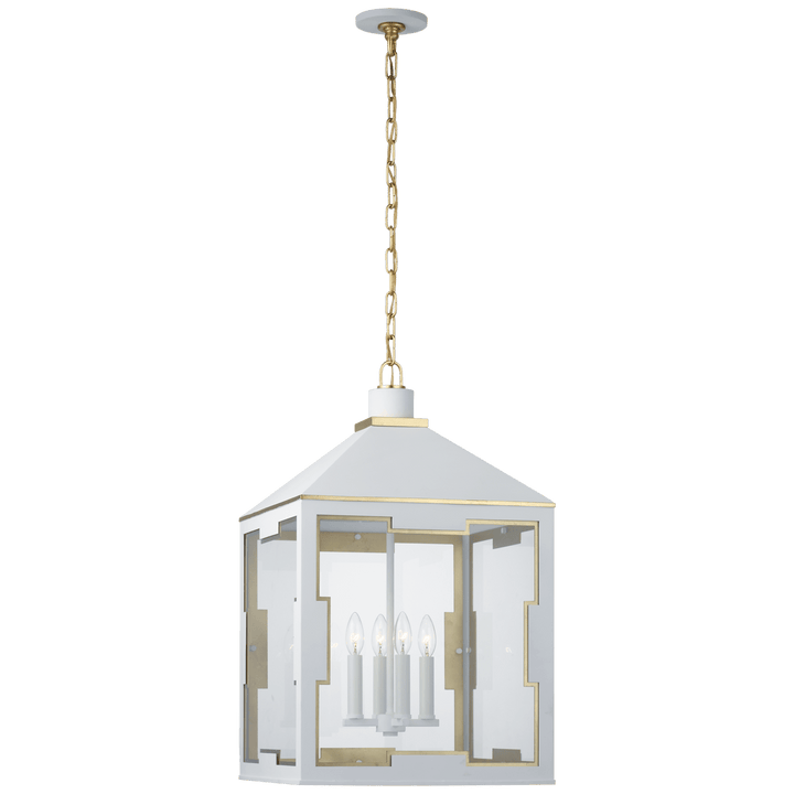 Ormond Medium Lantern, a premium Lantern light by Visual Comfort & Co. Close - up image of its design.