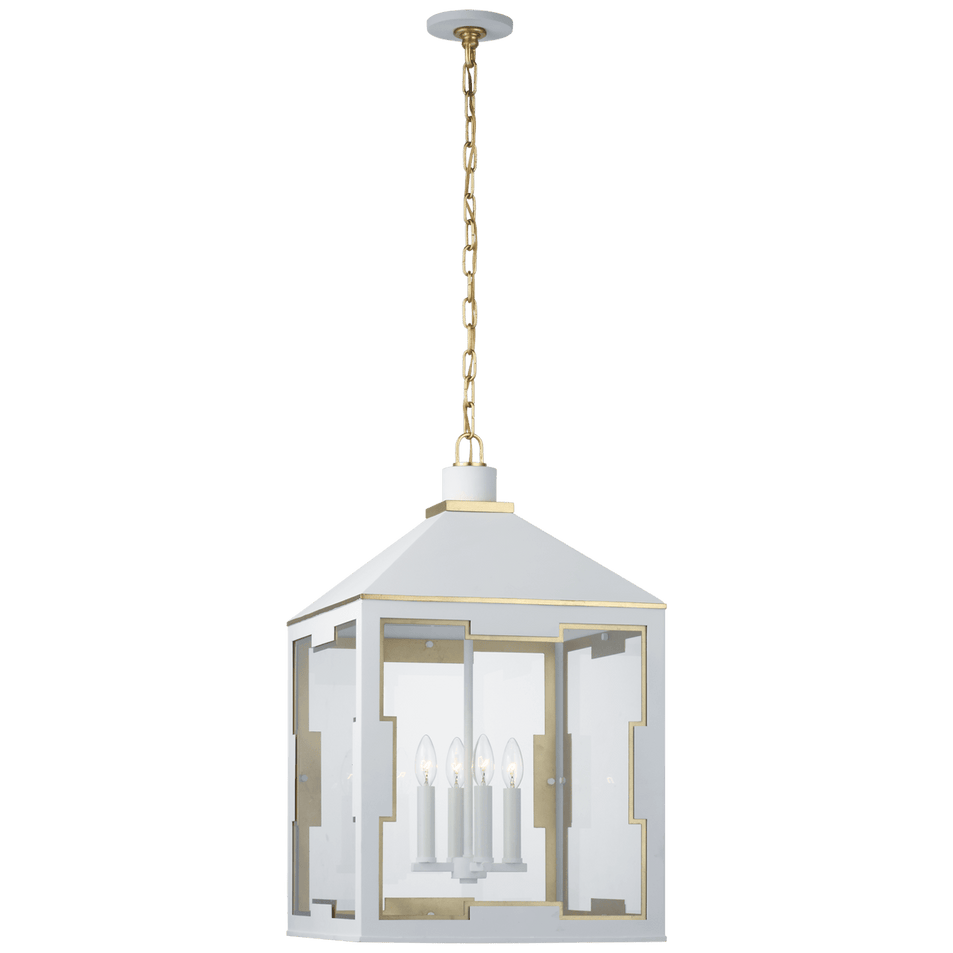 Ormond Medium Lantern, a premium Lantern light by Visual Comfort & Co. Close - up image of its design.