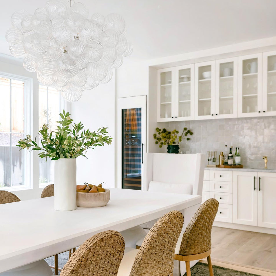 Talia Grande Chandelier, a premium Chandelier light by Visual Comfort & Co. Close - up image of its design.