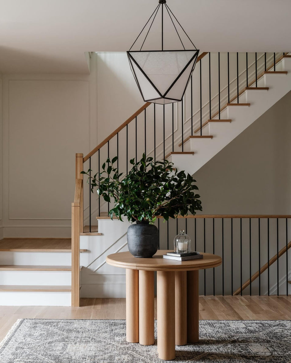 Lorino Large Lantern, a premium Lantern light by Visual Comfort & Co. Close - up image of its design.