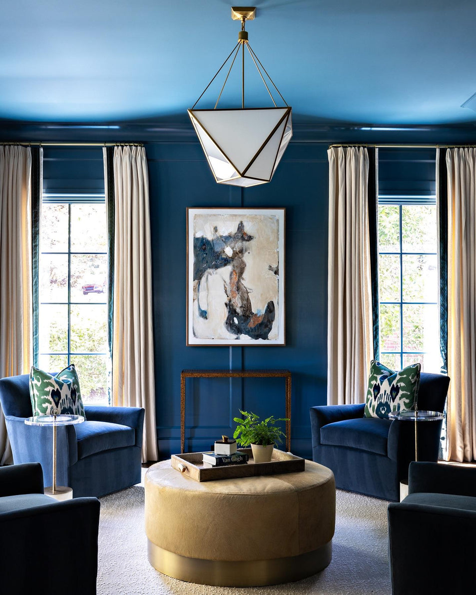 Lorino Large Lantern, a premium Lantern light by Visual Comfort & Co. Close - up image of its design.