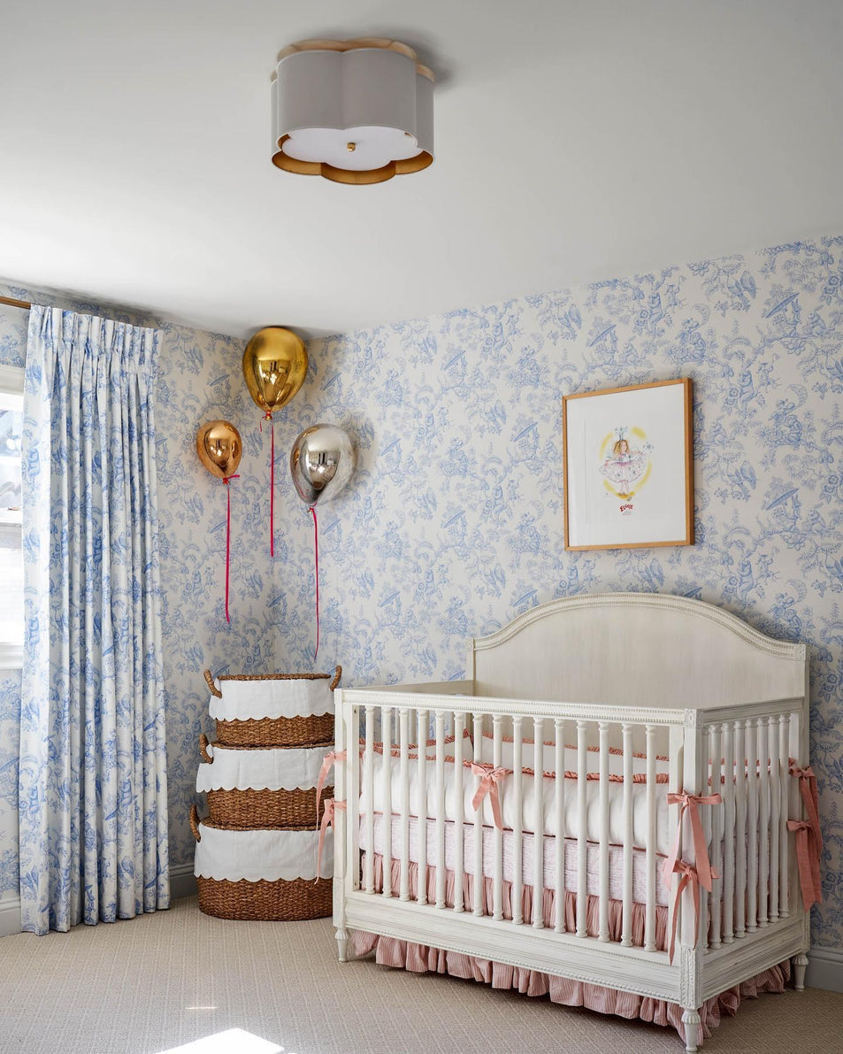 Bryce Medium Flush Mount, a premium Flush Mount light by Visual Comfort & Co. Close - up image of its design.