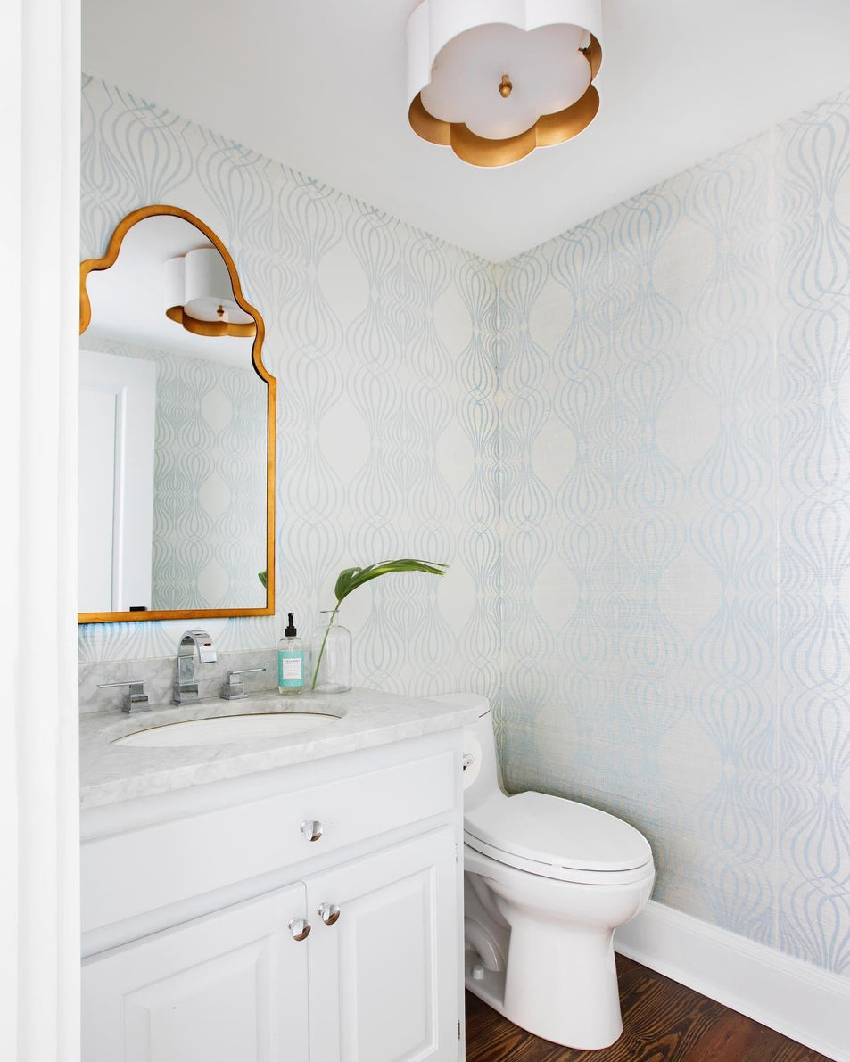 Bryce Medium Flush Mount, a premium Flush Mount light by Visual Comfort & Co. Close - up image of its design.