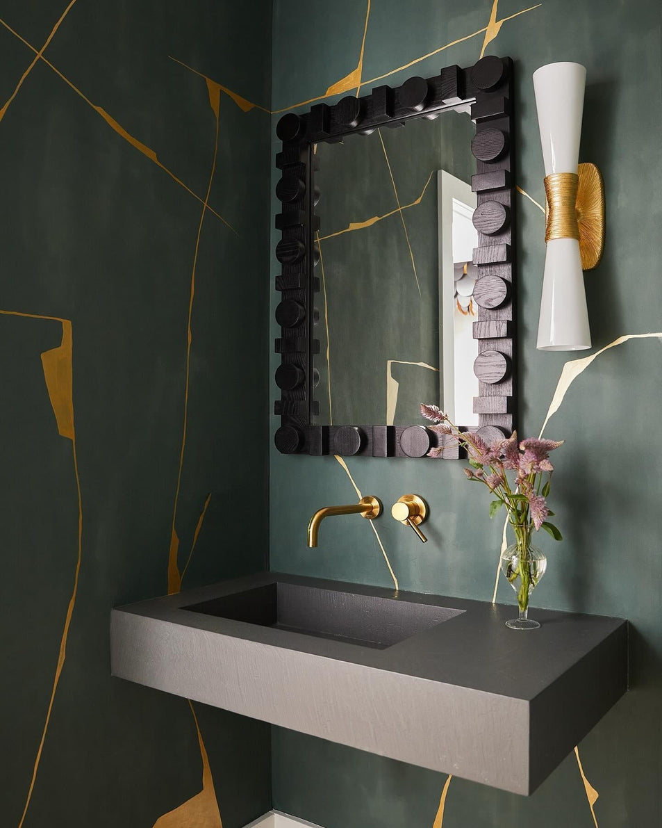 Utopia Large Double Bath Sconce, a premium Bath light by Visual Comfort & Co. Close - up image of its design.