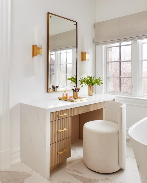 Covet Double Box Sconce, a premium Decorative light by Visual Comfort & Co. Close - up image of its design.