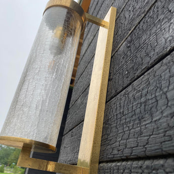 Liaison Large Bracketed Wall Sconce, a premium Wall light by Visual Comfort & Co. Close - up image of its design.