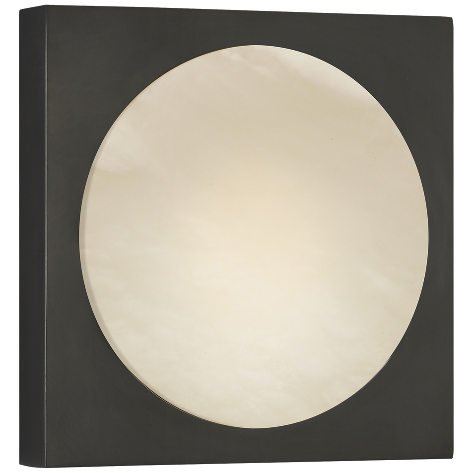 Dichotomy 5" Sconce in Bronze with Alabaster