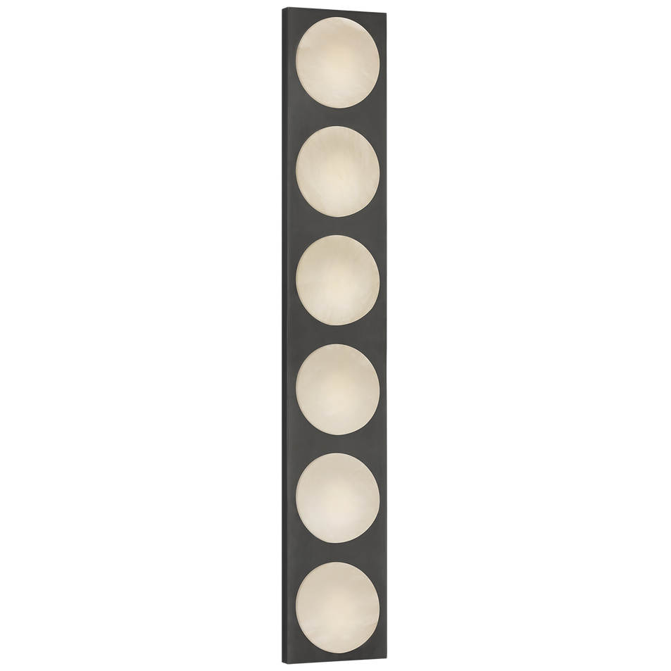 Dichotomy 27" 6 Light Sconce in Bronze with Alabaster