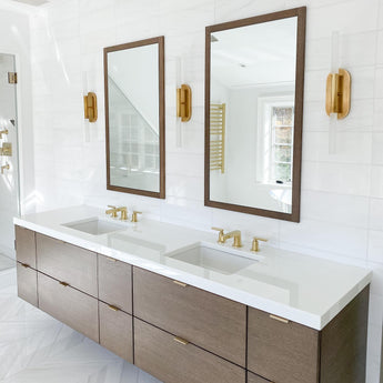 Rousseau Medium Vanity Sconce, a premium Decorative light by Visual Comfort & Co. Close - up image of its design.