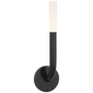Rousseau 15" Single Sconce - Bronze / Etched Crystal