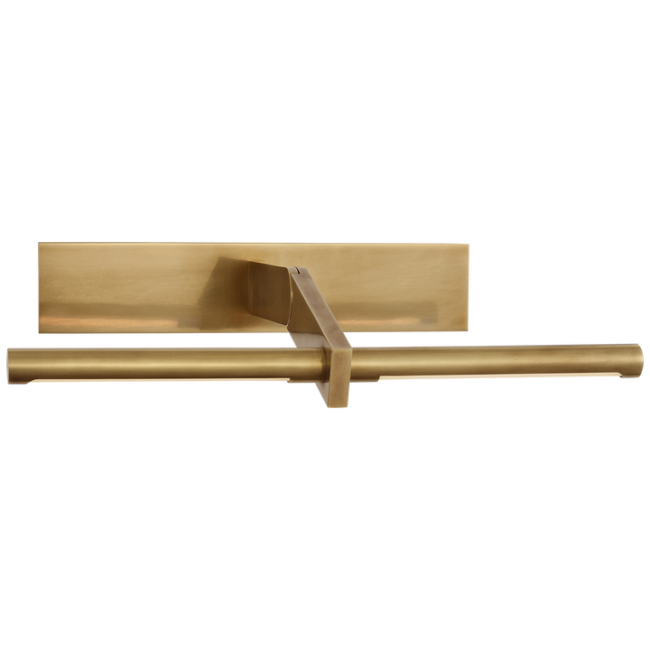 Axis 18" Pivoting Library Light in Antique-Burnished Brass