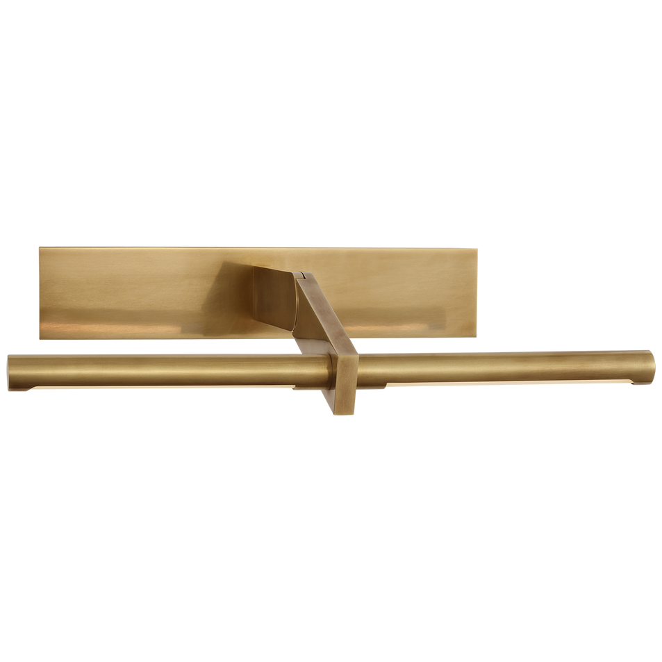 Axis 18" Pivoting Library Light in Antique-Burnished Brass