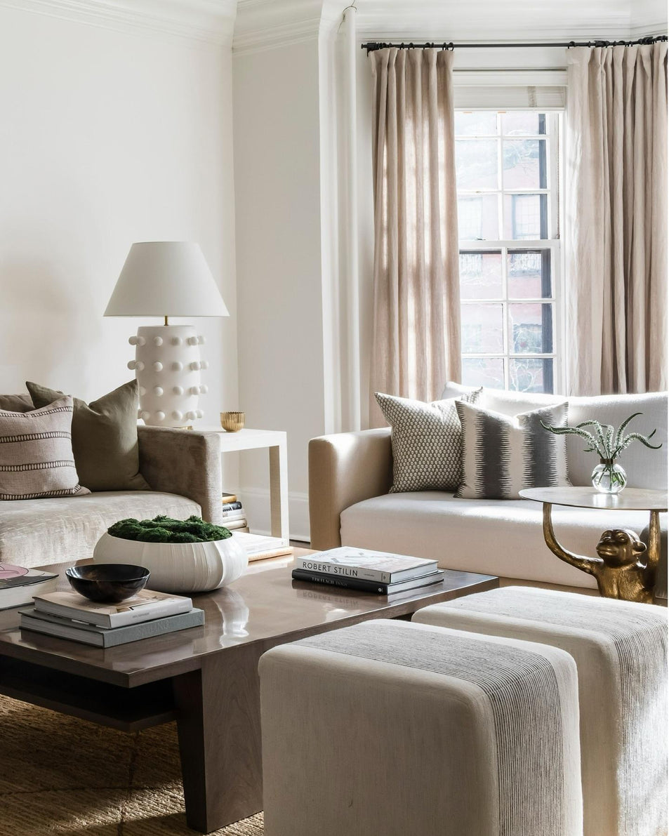 Linden Table Lamp, a premium Decorative light by Visual Comfort & Co. Close - up image of its design.