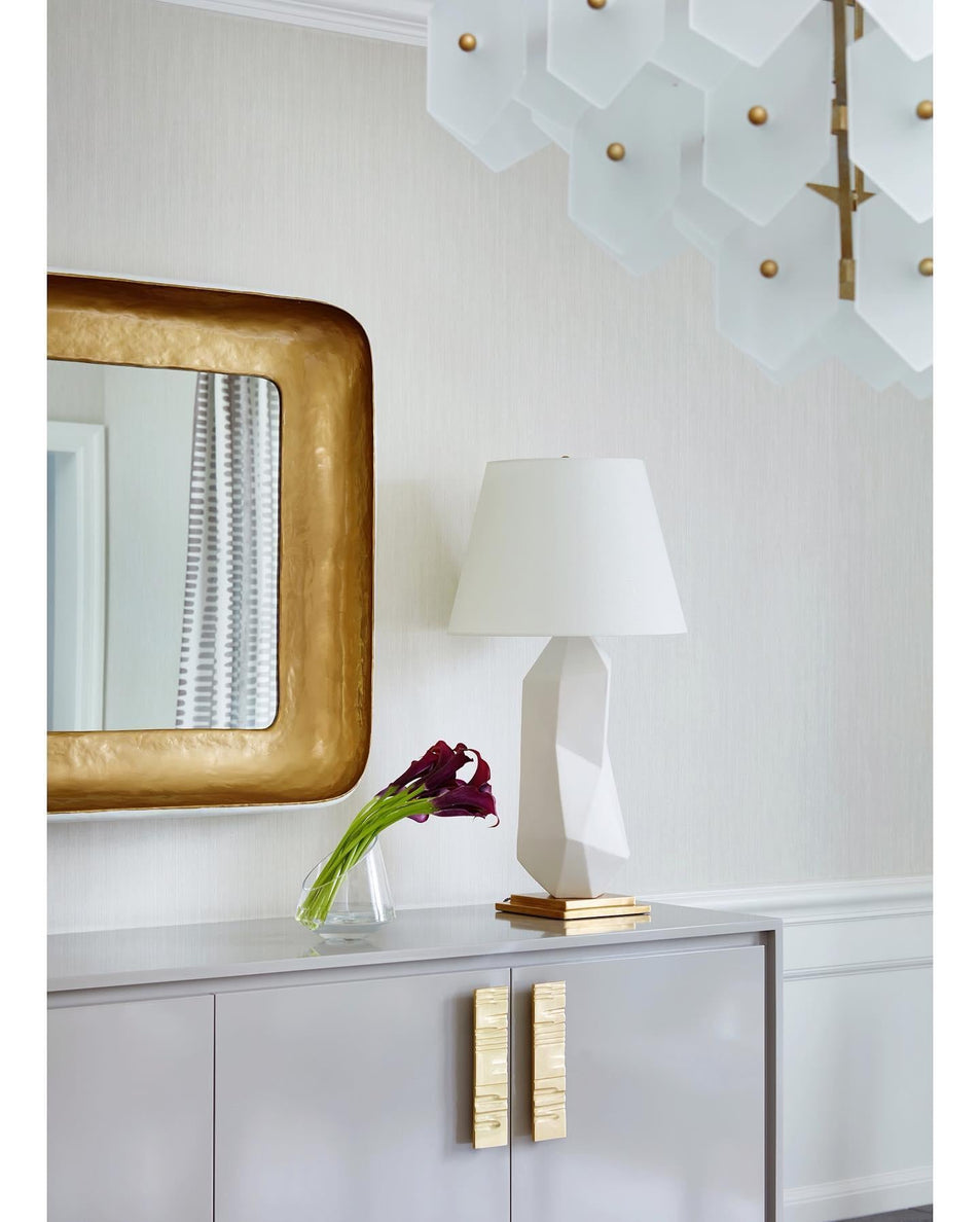 Bayliss Table Lamp, a premium Decorative light by Visual Comfort & Co. Close - up image of its design.