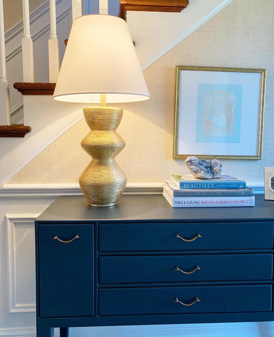 Utopia Table Lamp, a premium Decorative light by Visual Comfort & Co. Close - up image of its design.