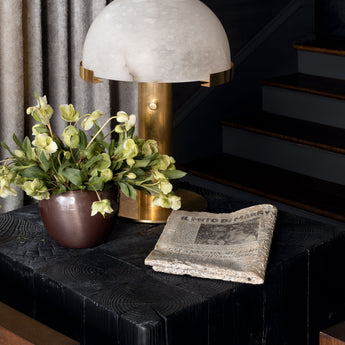 Melange Desk Lamp, a premium Decorative light by Visual Comfort & Co. Close - up image of its design.