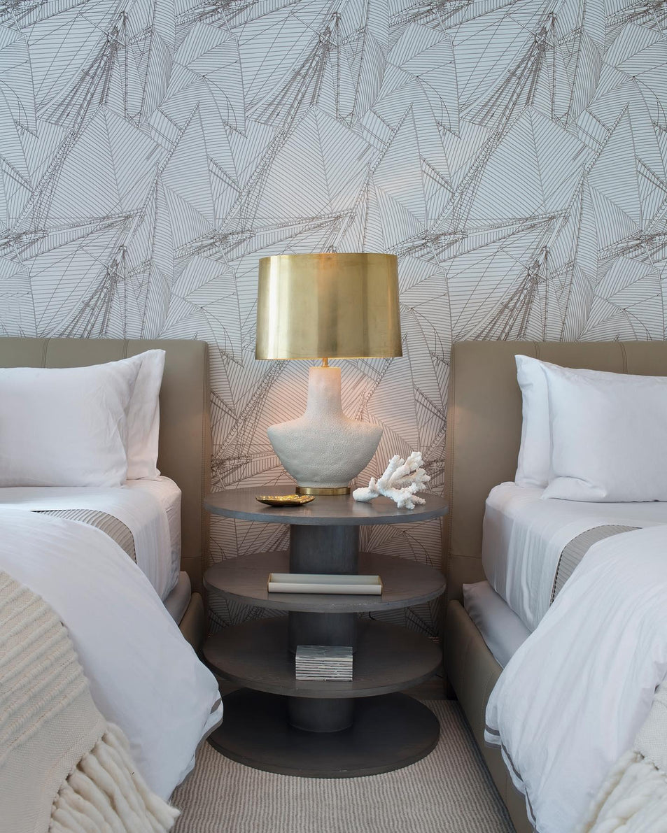 Armato Small Table Lamp, a premium Decorative light by Visual Comfort & Co. Close - up image of its design.