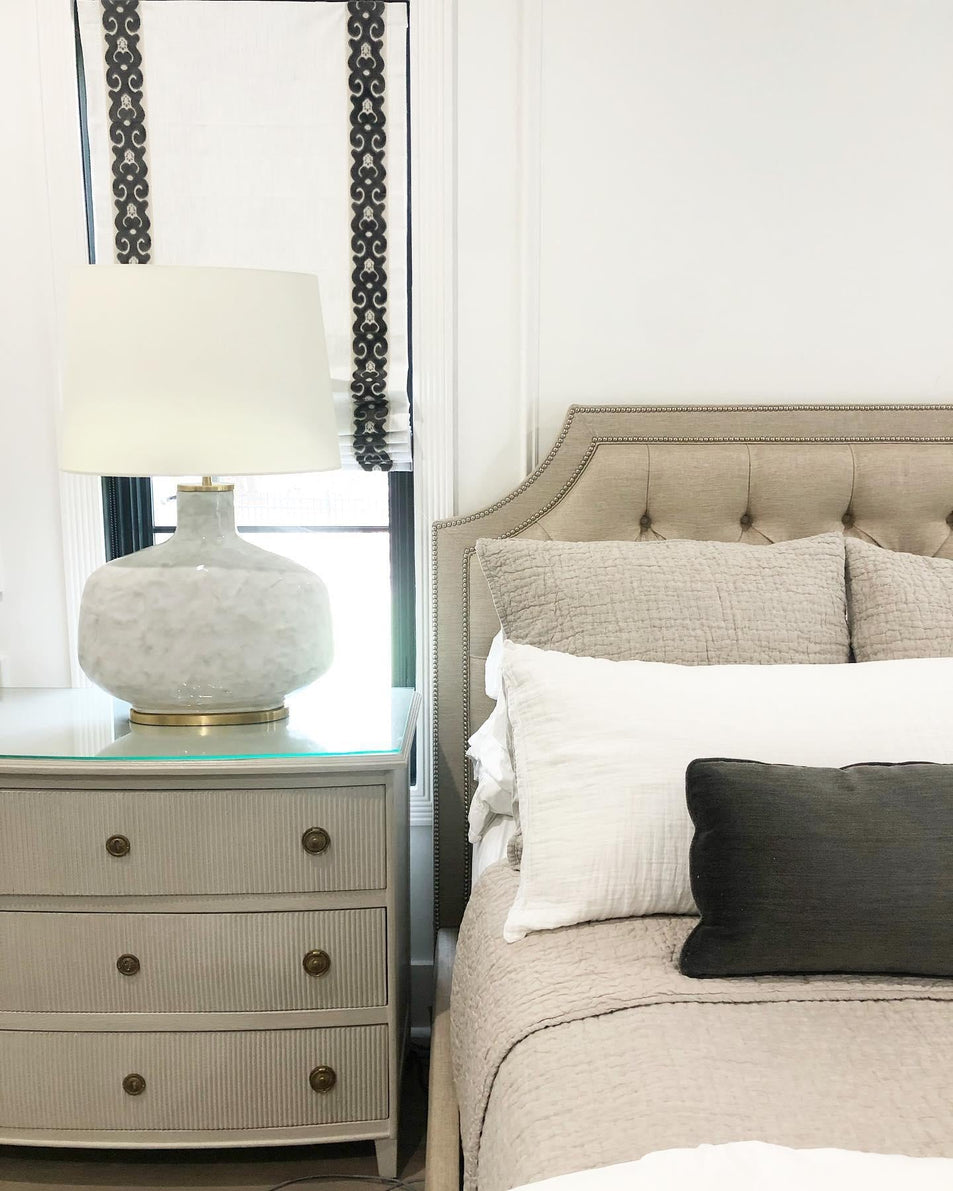 Beton Large Table Lamp, a premium Decorative light by Visual Comfort & Co. Close - up image of its design.