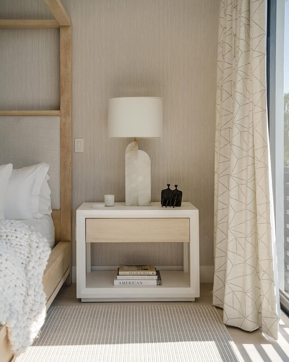 Savoye Large Right Table Lamp, a premium Decorative light by Visual Comfort & Co. Close - up image of its design.