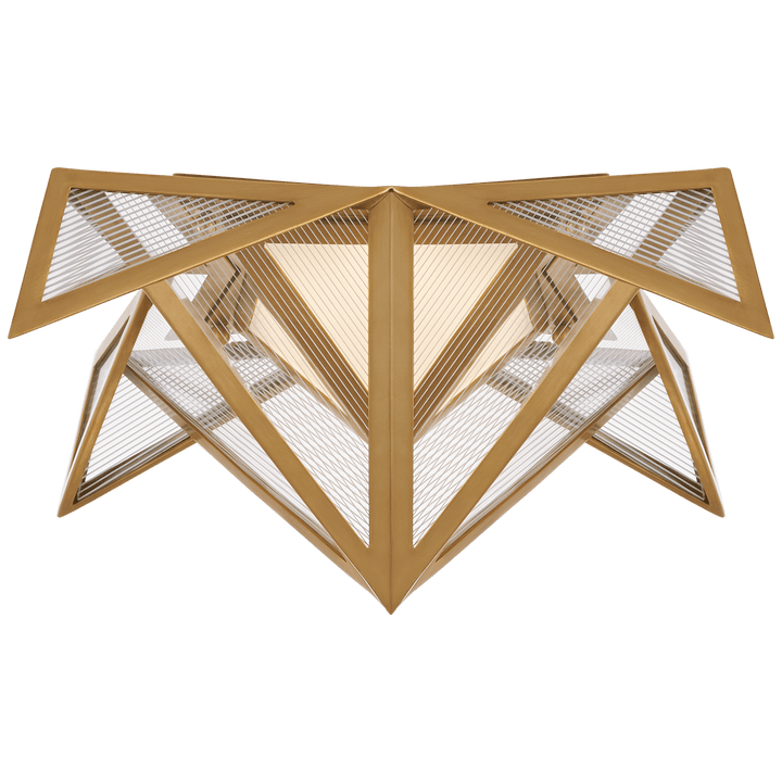 Ori Small Flush, a premium Flush Mount light by Visual Comfort & Co. Close - up image of its design.