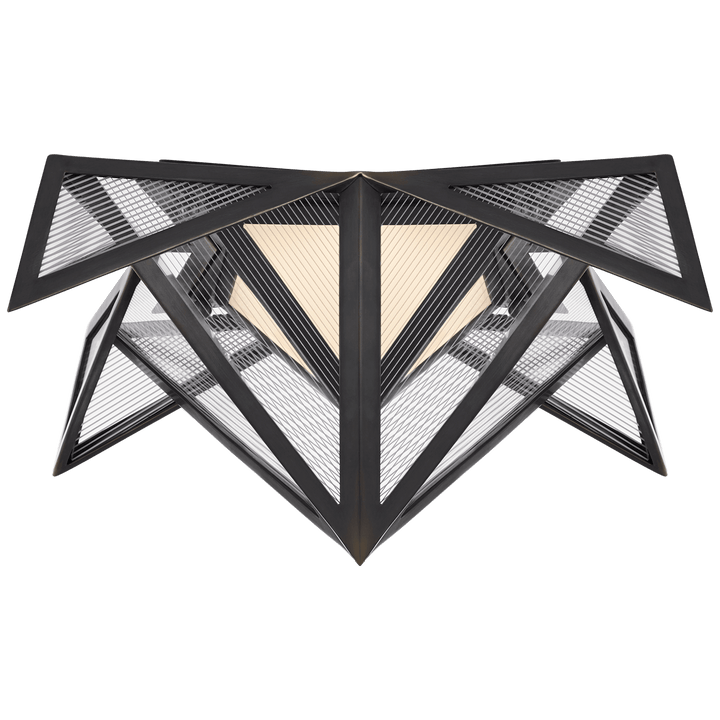 Ori Small Flush, a premium Flush Mount light by Visual Comfort & Co. Close - up image of its design.