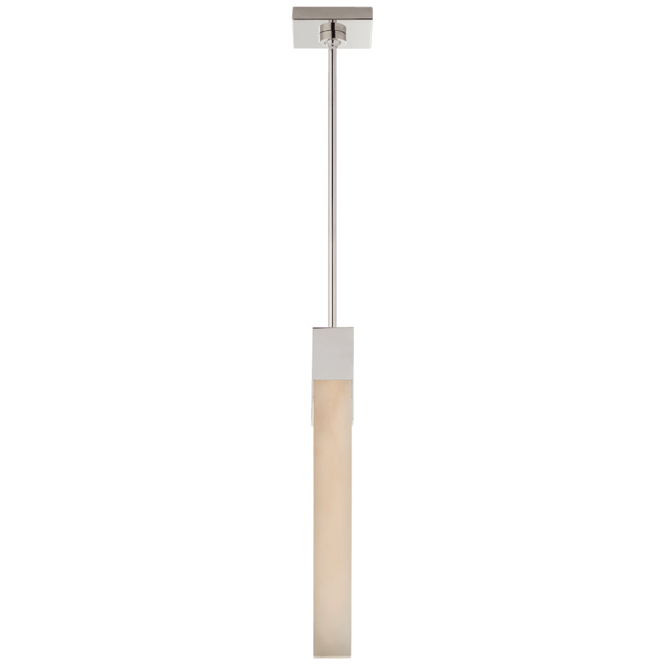 Covet Tall Single Pendant, a premium Pendant light by Visual Comfort & Co. Close - up image of its design.