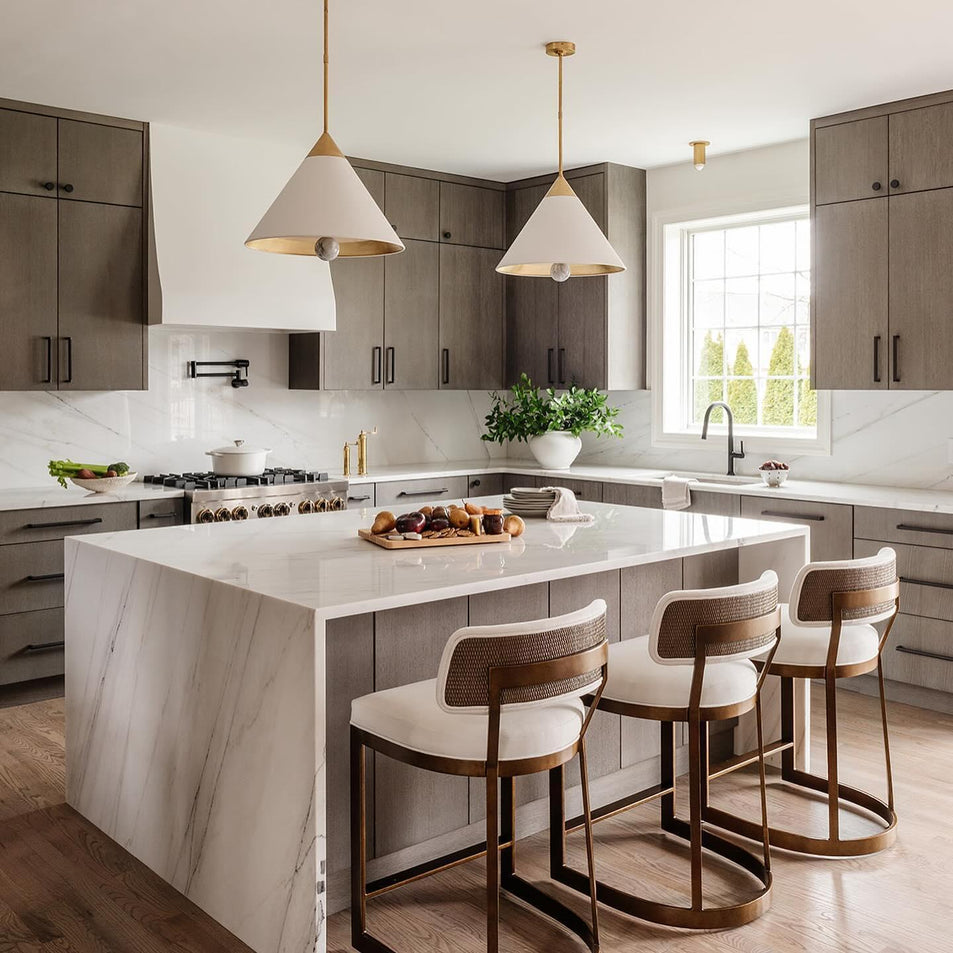 Cleo Pendant, a premium Pendant light by Visual Comfort & Co. Close - up image of its design.