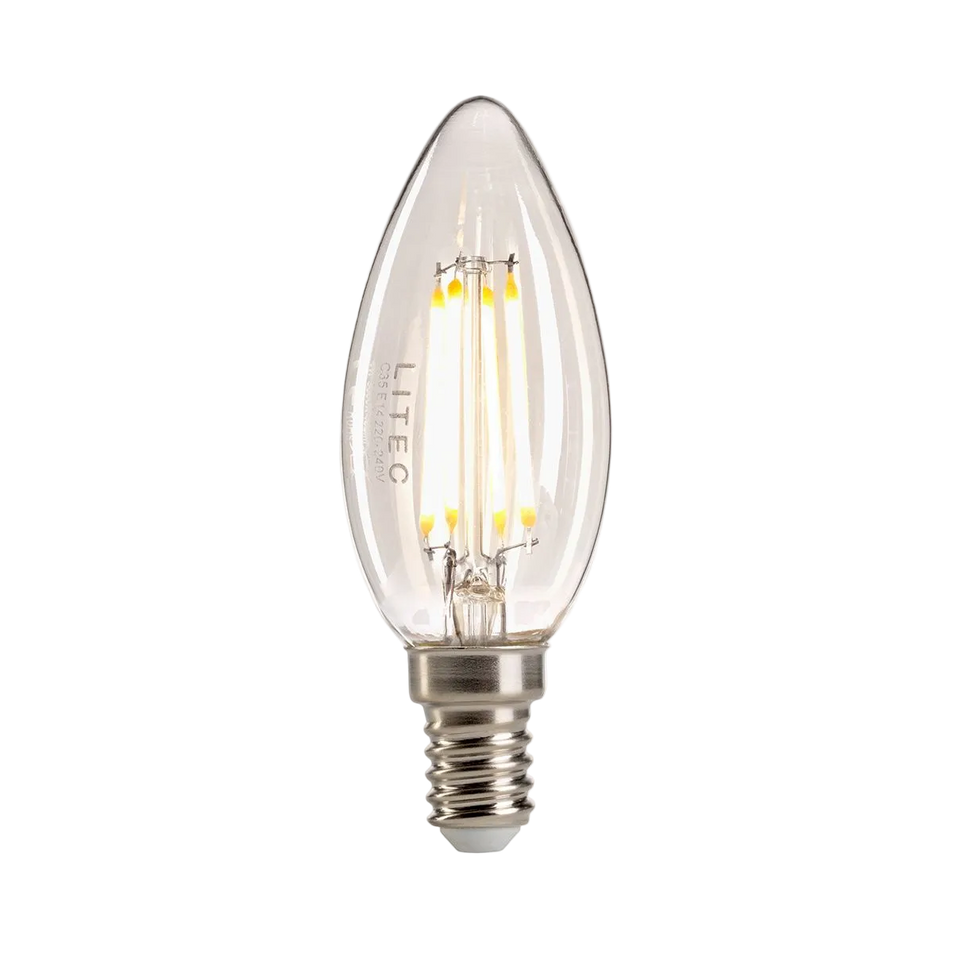 Lampadina LED E14 a Candela