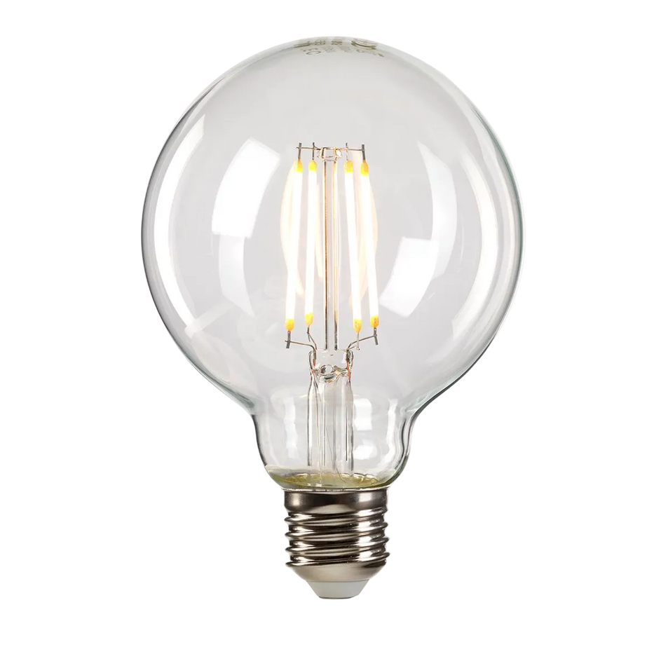 Lampadina LED E27 Globo Trasparente