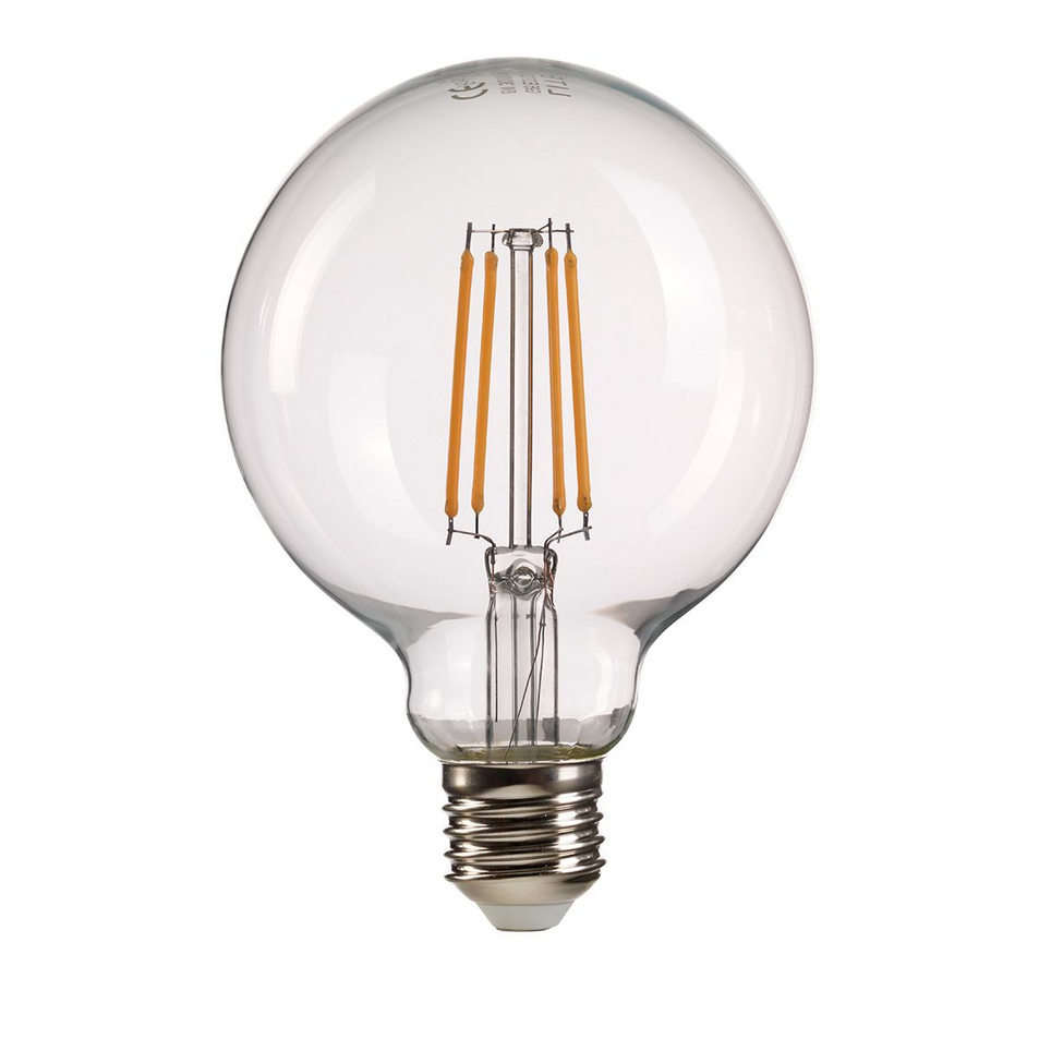 Lampadina LED E27 Globo Trasparente