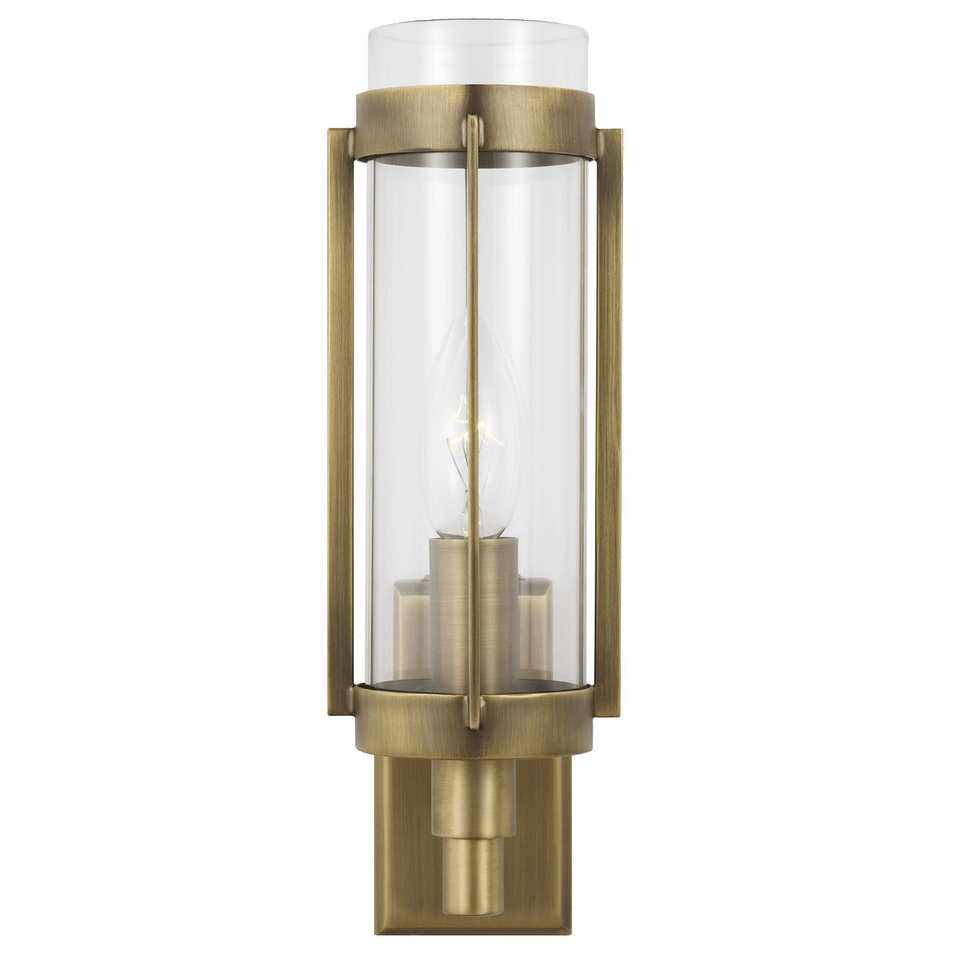 Flynn Sconce, a premium Decorative light by Visual Comfort & Co. Close - up image of its design.